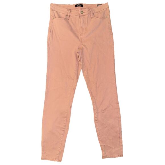 Buffalo David Bitton Jeans Pink Havana 2/26 High Rise Soft Strech Ankle Skinny - Picture 1 of 13